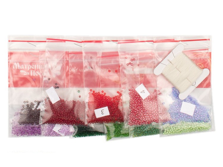 Набор вышивки бисером «Фуксия» — картинка 4