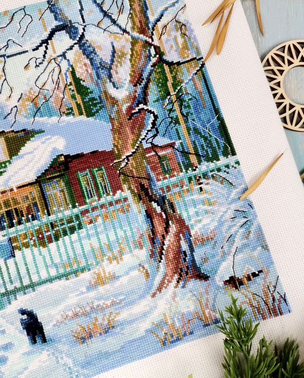 Набор для вышивания «Зимний день» — картинка 2