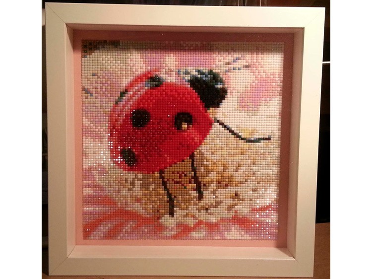 Алмазная вышивка «Божья коровка» — картинка 2
