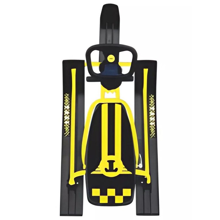 Снегокат детский 107 Comfort TAXI со складной спинкой — картинка 5