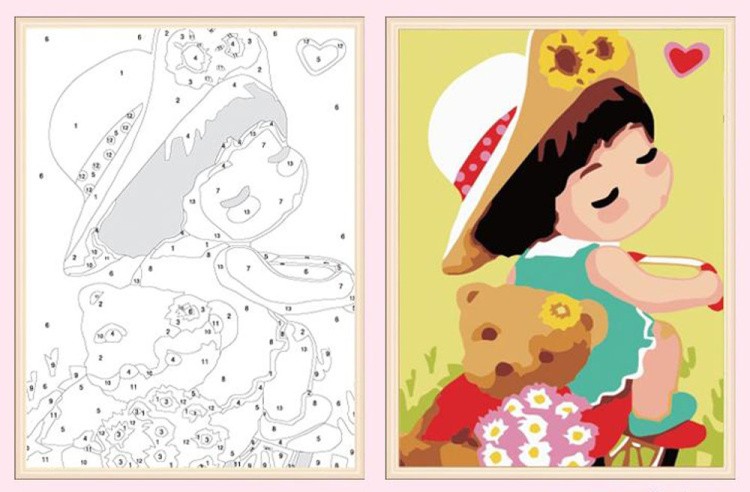 Картина по номерам «Мишка Тедди» — картинка 2