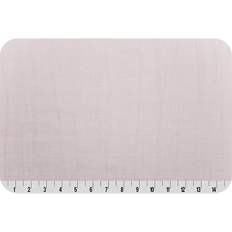 Ткань для пэчворка Solid Bamboo Embrace (марлевка), 100х125 см, 120 г/м², 100% хлопок, цвет: BABY PINK, Peppy — картинка 2