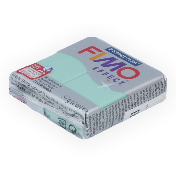 Полимерная глина FIMO Effect, цвет: зелёный нефрит, 57 г — картинка 2