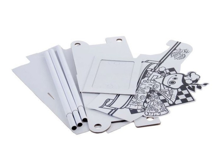 Домик из картона «Пиццерия» — картинка 2