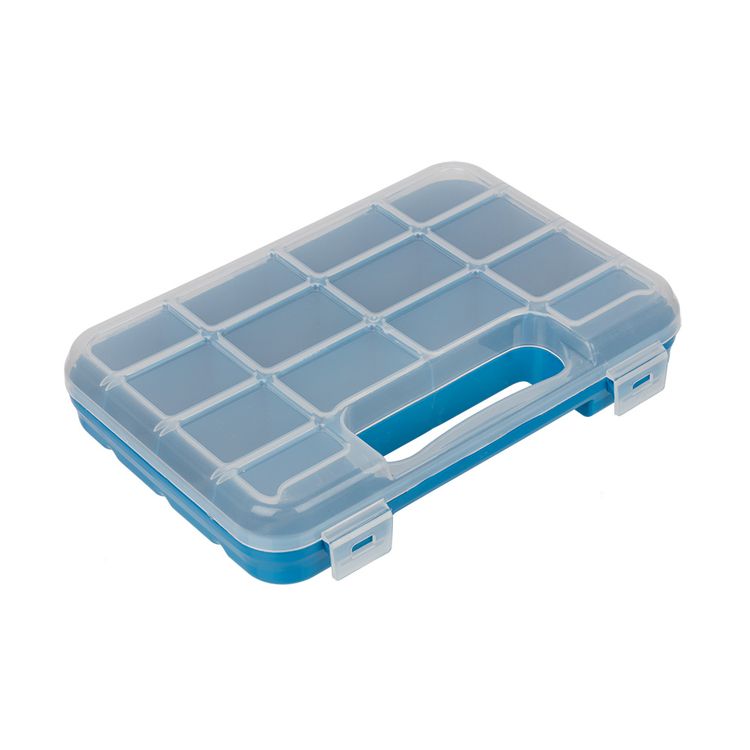 Коробка пластиковая для швейных принадлежностей, цвет: синий, Gamma 