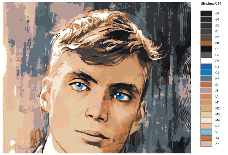 Картина по номерам «Острые козырьки: Томас Шелби 4» — картинка 2