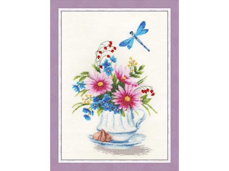 Набор для вышивания «Цветочный чай» — картинка 2