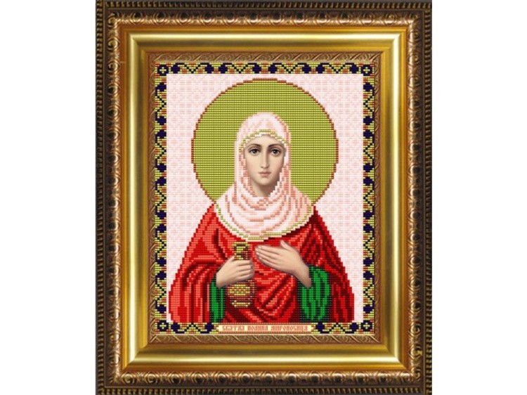 Рисунок на ткани «Святая Иоанна»