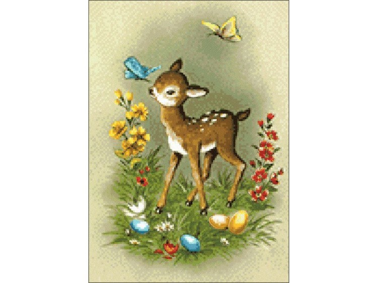 Алмазная вышивка «Олененок» — картинка 2