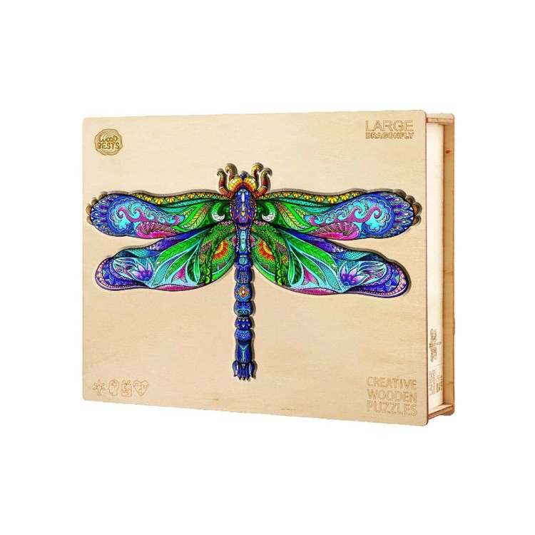 Деревянные пазлы «Стремительная Стрекоза S», Woodbests — картинка 5