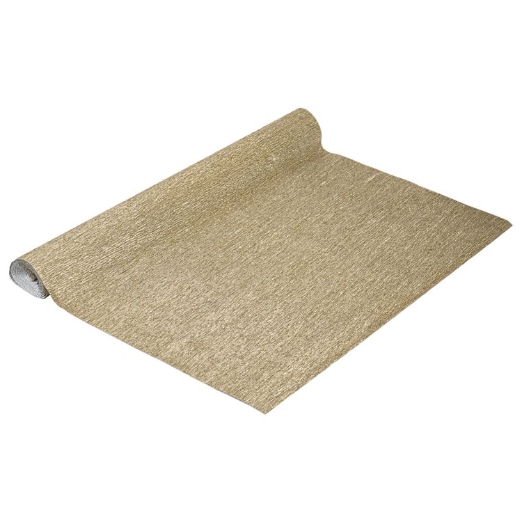 Бумага гофрированная Fiore 140 г/м2, светлое золото (916), 50х250 см, Brauberg — картинка 2