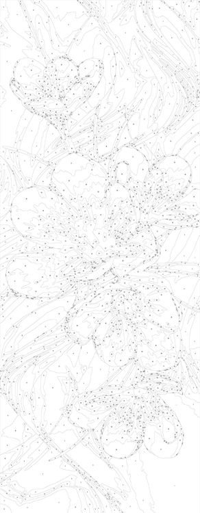 Картина по номерам «Панно. Фиолетовый крокус» — картинка 2