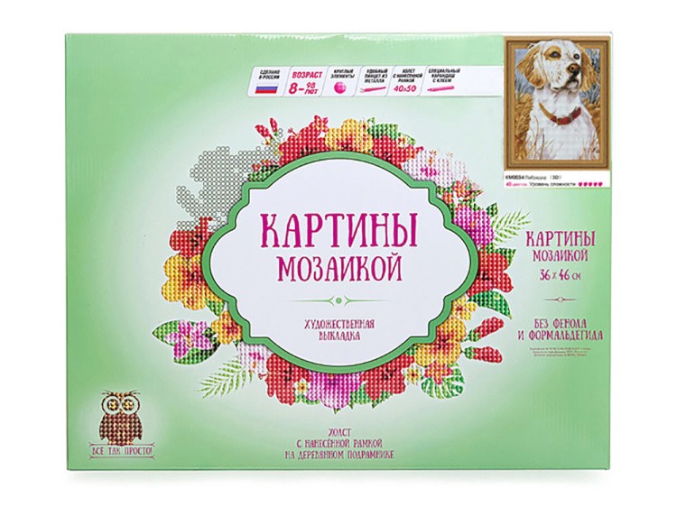 Алмазная вышивка 5D «Лабрадор» — картинка 2