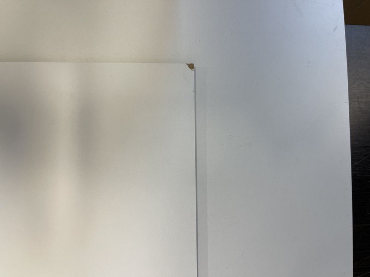 УЦЕНКА. Заготовка Артборд с ламинацией - квадрат, 40x40 см (скол в 2-х местах, 2 уголка) — картинка 4