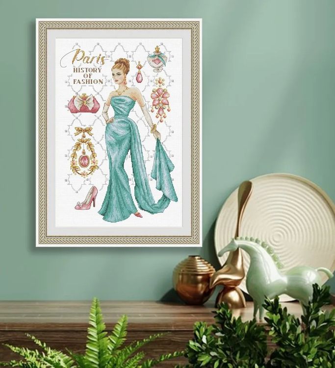 Набор для вышивания «История моды. Париж» — картинка 5