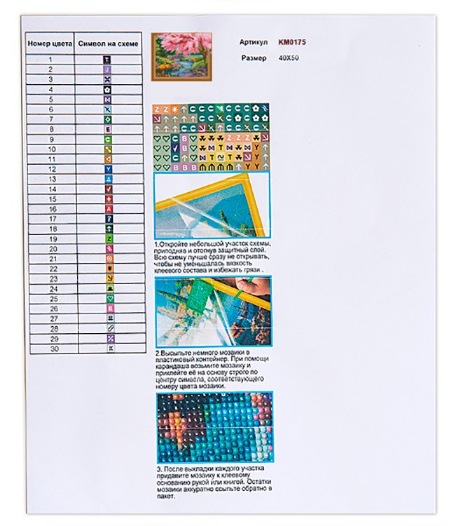 Алмазная вышивка 5D «Весна в разгаре» — картинка 6