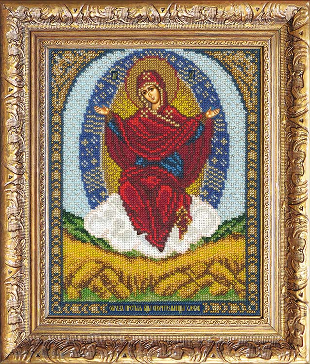 Набор вышивки бисером «Богородица Спорительница Хлебов» — картинка 2