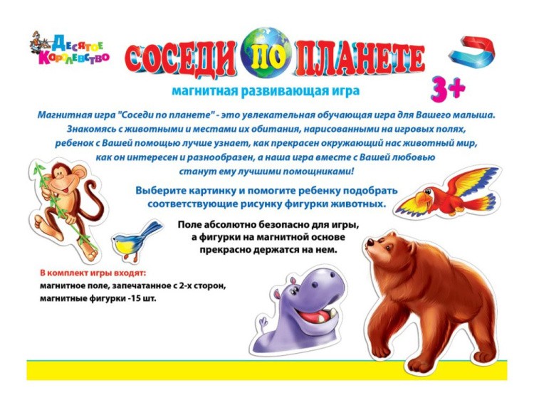Магнитные истории «Магнитная развивающая игра «Соседи по планете»» — картинка 3