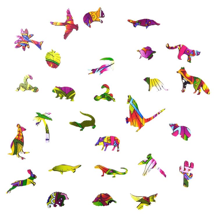 Деревянный пазл Wood Trick «Вдохновленный медведь» — картинка 6