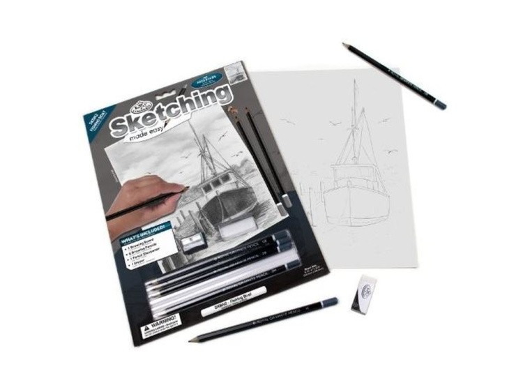 Набор для скетчинга «Рыбацкая лодка» — картинка 3