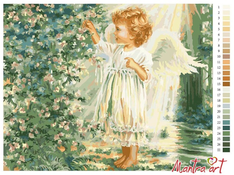 Картина по номерам «Aнгeл» — картинка 2