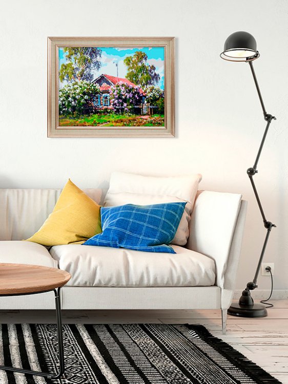 Картина по номерам «Весна в деревне» — картинка 8