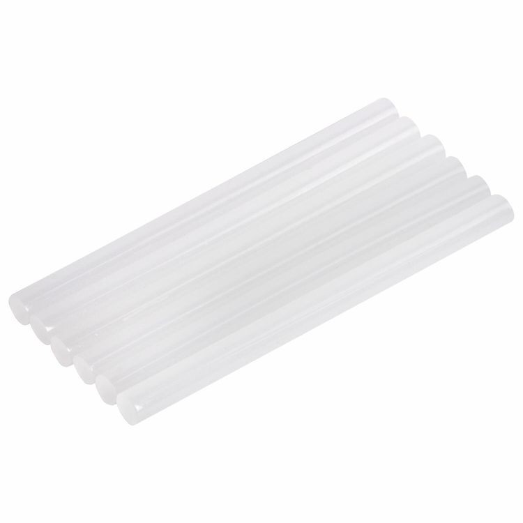 Клеевые стержни, диаметр 7 мм, длина 100 мм, белые, 6 шт., Brauberg — картинка 2