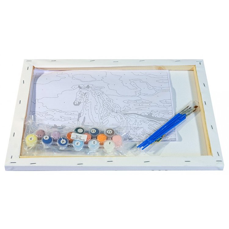 Картина по номерам «Стремительный бег» — картинка 3