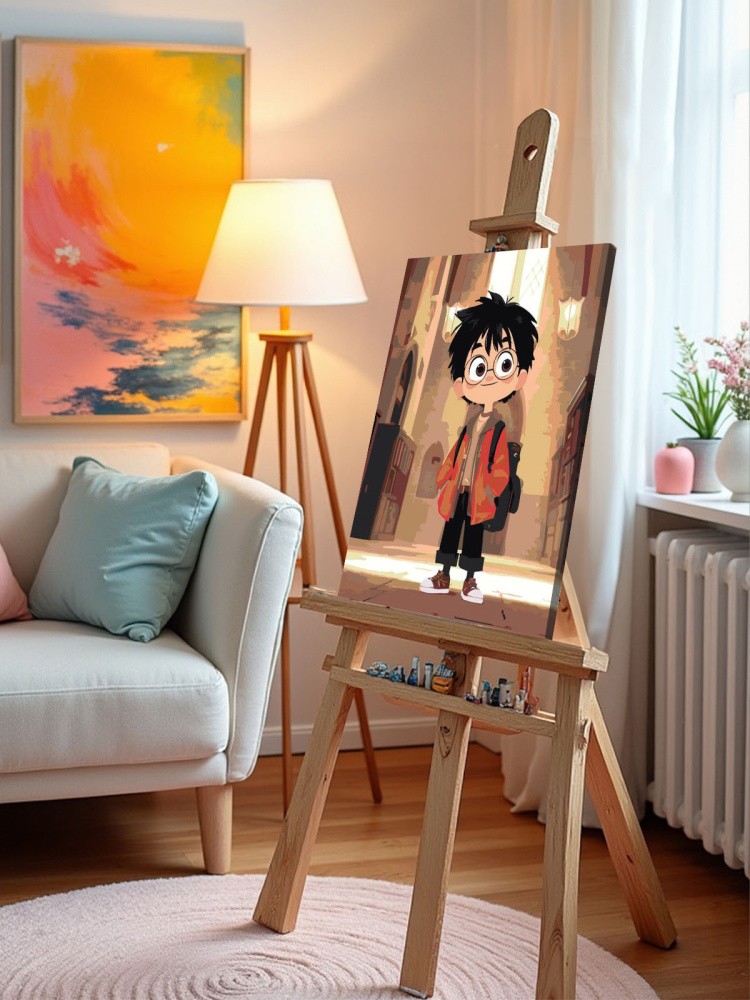 Картина по номерам Гарри Поттер в Хогвартсе арт — картинка 9