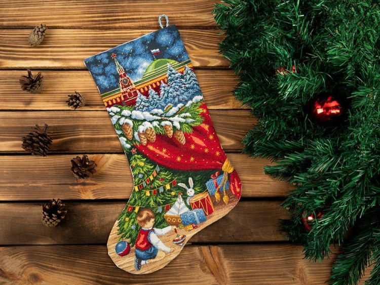 Набор для вышивания «Сапожок с Кремлем» — картинка 2