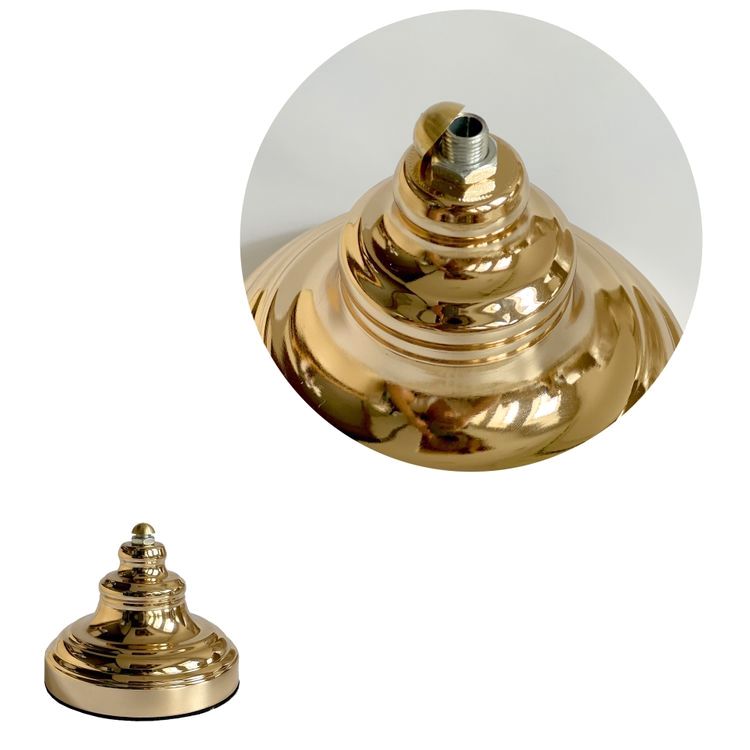 Основание для вазы золотое, 9 см — картинка 2