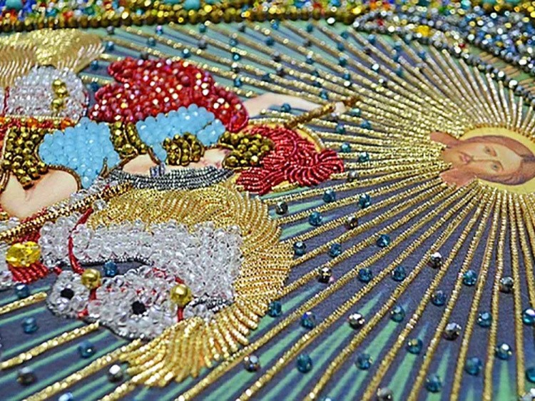 Набор вышивки хрустальными камнями «Святой Георгий Победоносец» — картинка 6