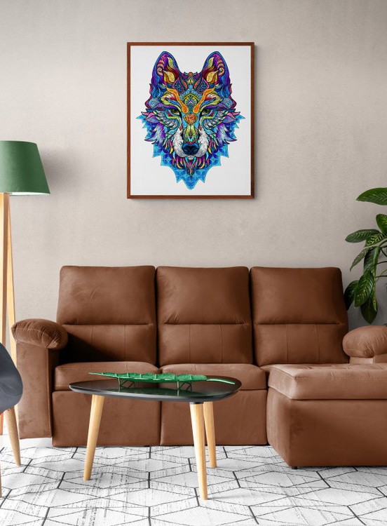 Деревянные пазлы «Снежный Волк S», Woodbests — картинка 8