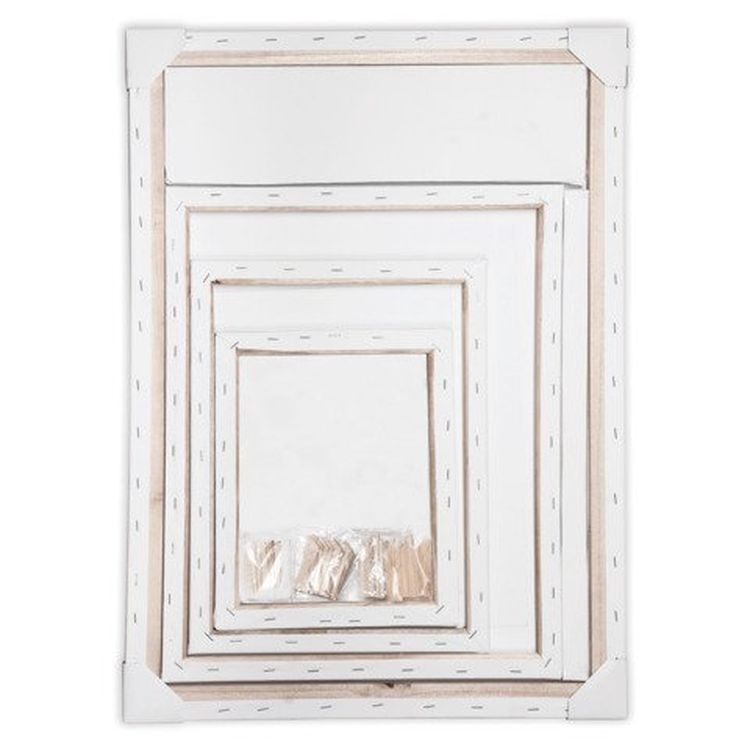 Холсты на подрамнике BRAUBERG ART DEBUT, набор 4 шт., грунтованные, 100% хлопок, мелкое зерно — картинка 6