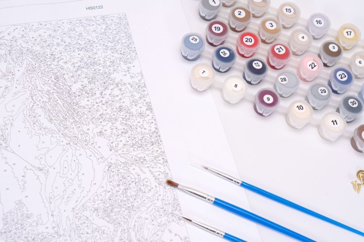 Картина по номерам «Поцелуй» — картинка 2