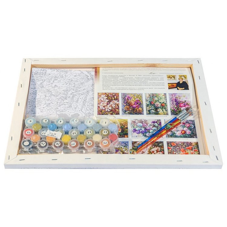 Картина по номерам «Улетела шляпка» — картинка 3