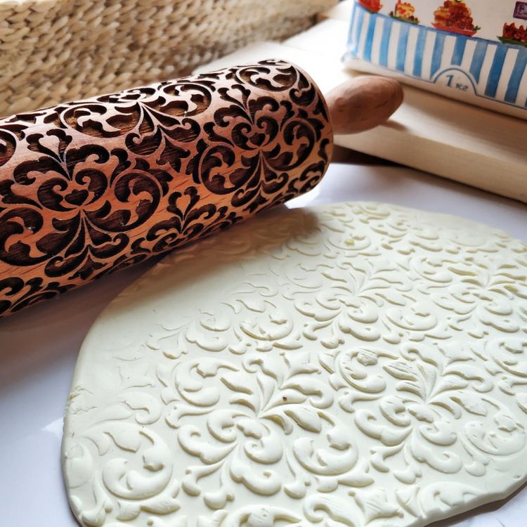 Деревянная скалка «Дамаск», Березка — картинка 3