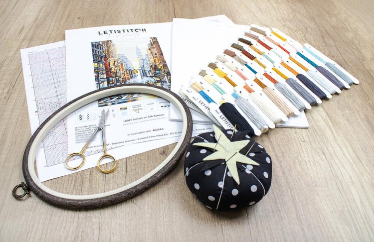 Набор для вышивания «Закат на 5-й авеню» — картинка 6