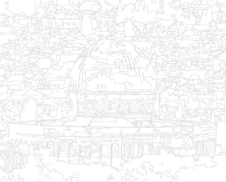 Картина по номерам «Мечеть Аль-Акса» — картинка 3