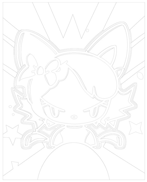 Картина по номерам «Аниме Hello Kitty Хеллоу Китти: Куроми 3» — картинка 3