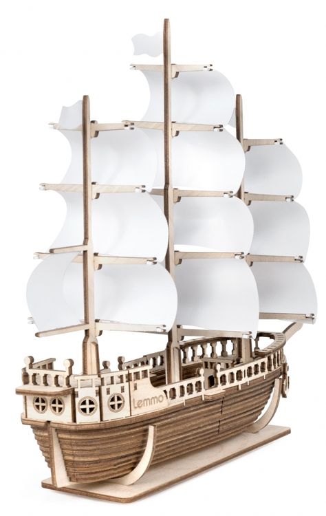 Конструктор из дерева «Корабль Ламар», Lemmo — картинка 3