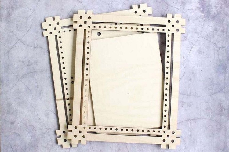 Рамка «Перекрестие», малая, ажурная, 10x13 см — картинка 2