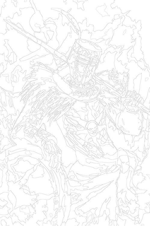 Картина по номерам «Dark Souls Дарк Соулс: Солер из Асторы» — картинка 3