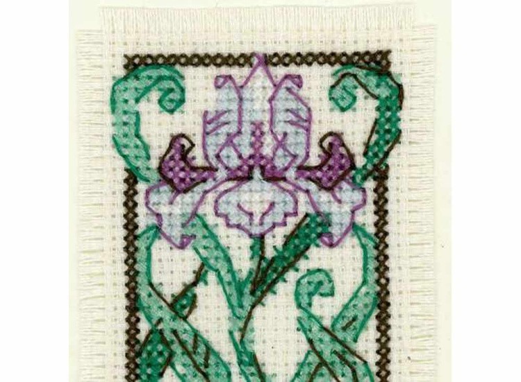 Набор для вышивания «Закладка. Цветущий ирис» — картинка 2