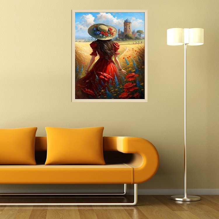 Картина по номерам «Полевой пейзаж» — картинка 4