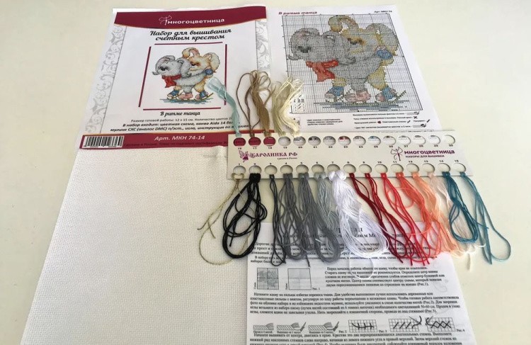 Набор для вышивания «В ритме танца» — картинка 2