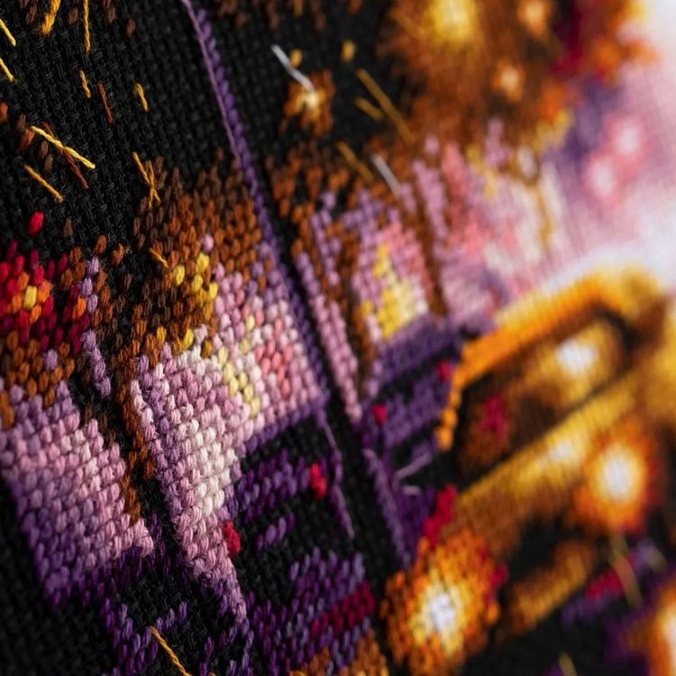 Набор для вышивания «Огни ночного города» — картинка 3