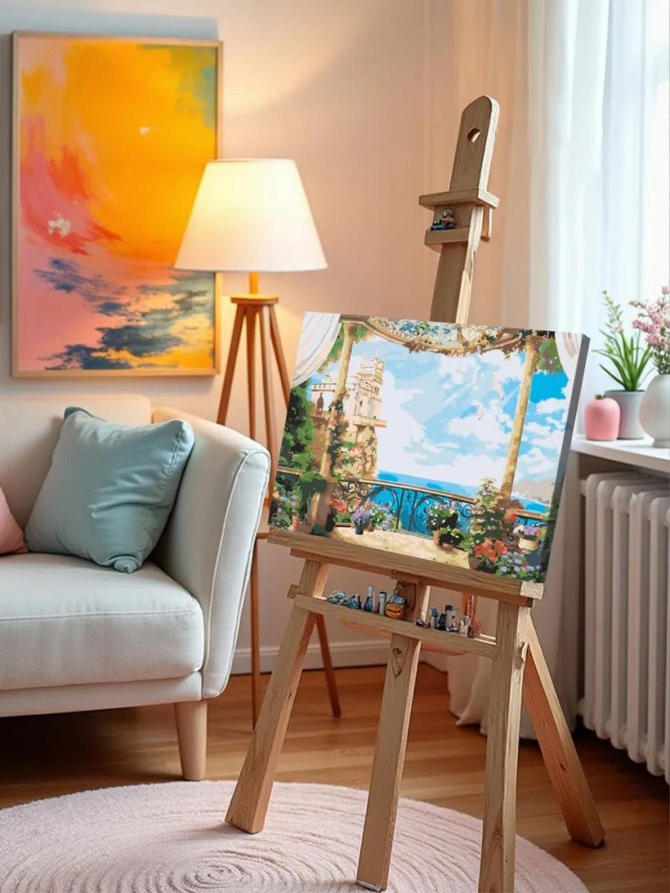 Картина по номерам «Роскошная терраса» — картинка 9