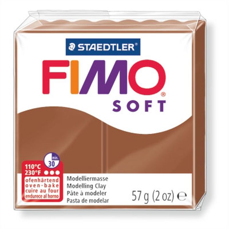 Полимерная глина FIMO Soft, цвет: карамель, 57 г