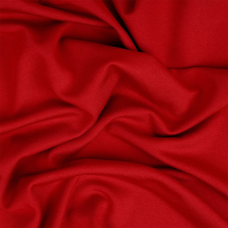 Ткань Джерси, 5 м x 155 см, 350 г/м², цвет: красный, TBY — картинка 5